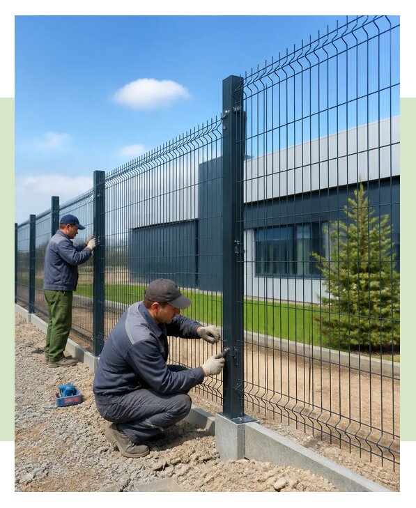Секционные ограждения под ключ для объектов в Щёлкове